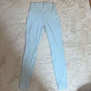 Light Blue High-Waisted Leggings